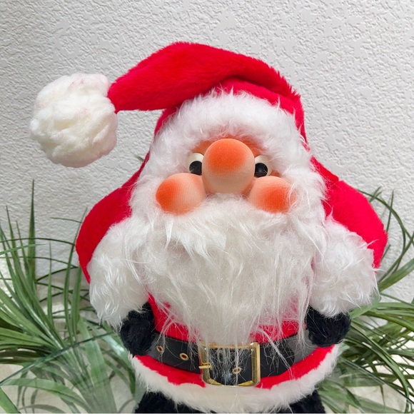 Rennoc Other - 🎅Vintage🎅 Made In USA Rennoc 1982 Santakins Santa Claus Plush With Rubber Face